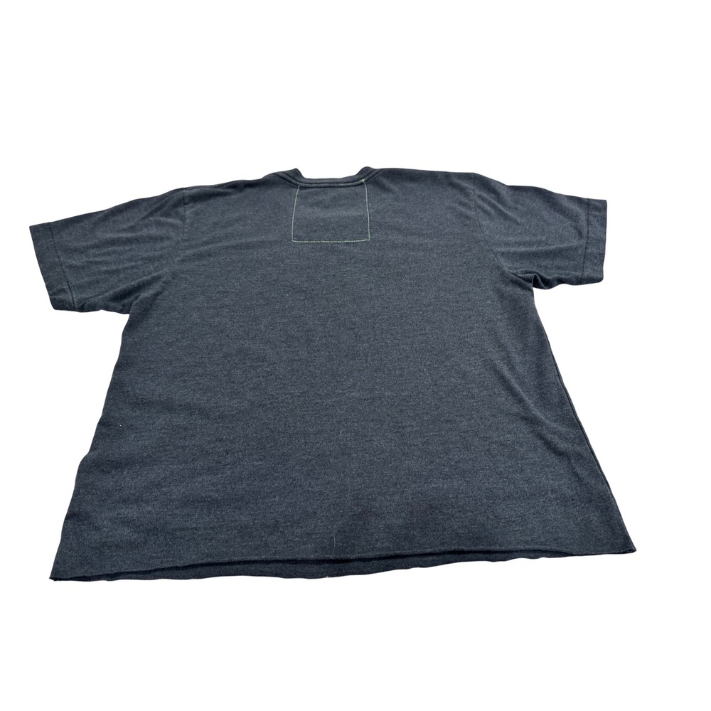 Aviator Nation Black Tee with Gold Lightning Bolt - Picture 3 of 6
